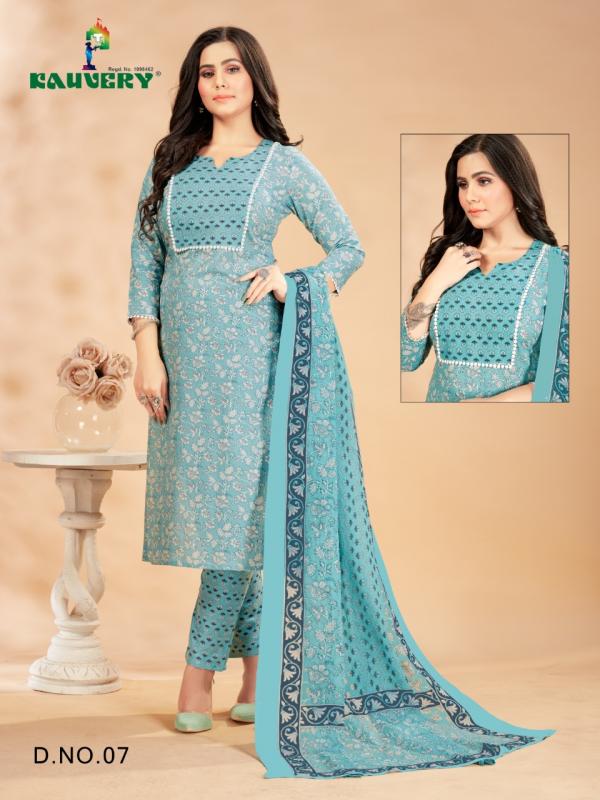 Kauvery Libas Vol 1 Ready Made Cotton Suit Collection